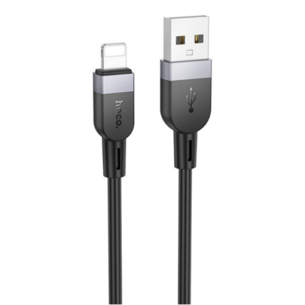 Кабель Hoco X109 Silicone Lightning 2.4A 3m (Чорний)