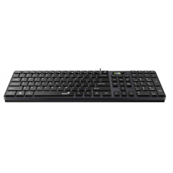 Клавiатура дротова USB Black UKR GENIUS SlimStar 126