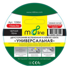Скотч m8line "Двостороння Стрічка УНІВЕРСАЛЬНА на спіненій основі IXPE 15*5" 10964