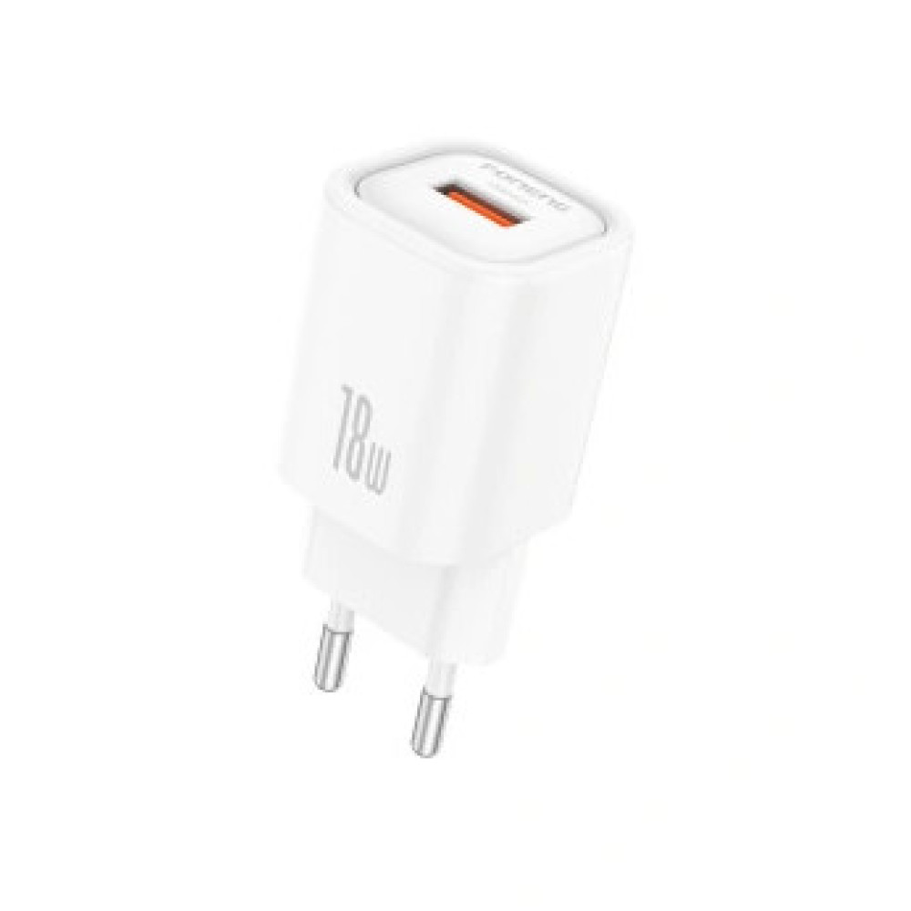 Мережевий Зарядний Пристрій Foneng EU68 USB-A Charger (18W) білий