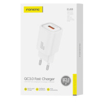 Мережевий Зарядний Пристрій Foneng EU68 USB-A Charger (18W) білий