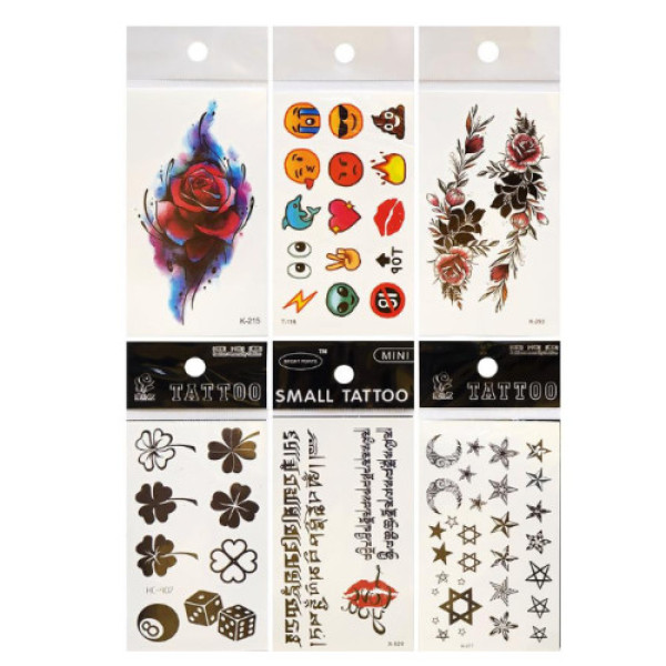 Тату лист маленький 119082