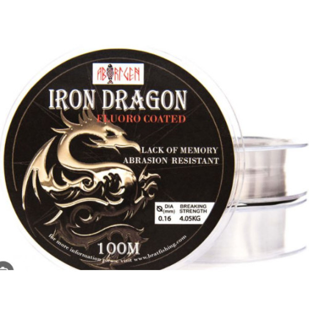 Волосінь IRON Dragon Fluoro Coated 100m 0,18