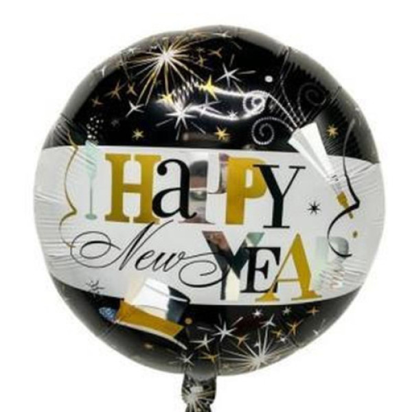 Куля повітряна Зірка/Шар Happy New Year 5-62706