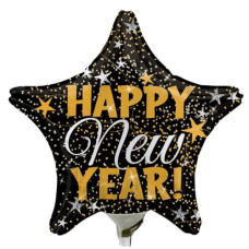 Куля повітряна Зірка/Шар Happy New Year 5-62706