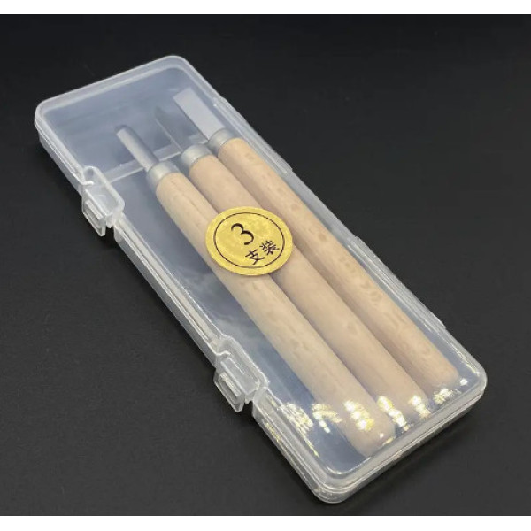 Стамески для різьблення по дереву 3шт (RD-795)