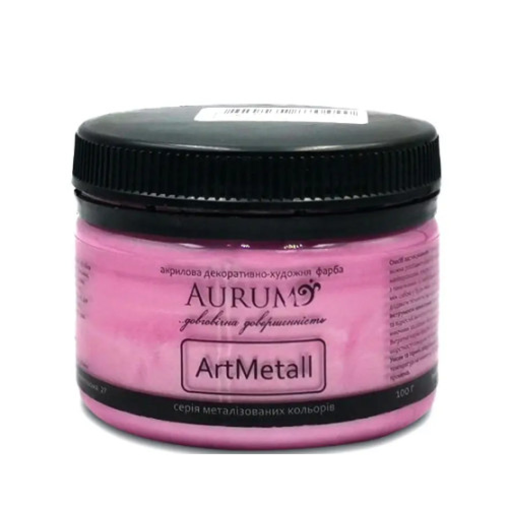 Фарба акрилова дек. Aurum 100 г, Рожевий шовк