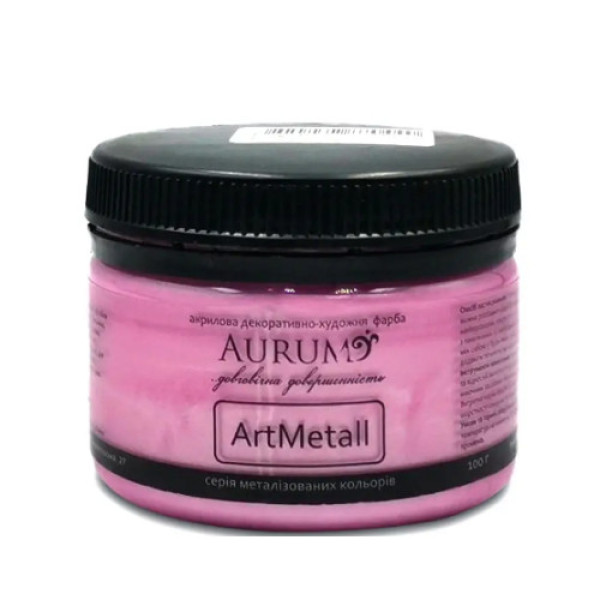 Фарба акрилова дек. Aurum 100 г, Рожевий шовк
