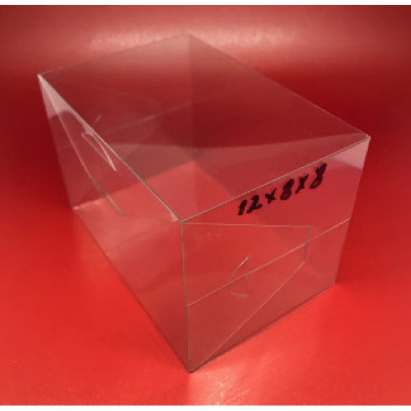 Прозора пластикова упаковка 12х8х8см.200мкр