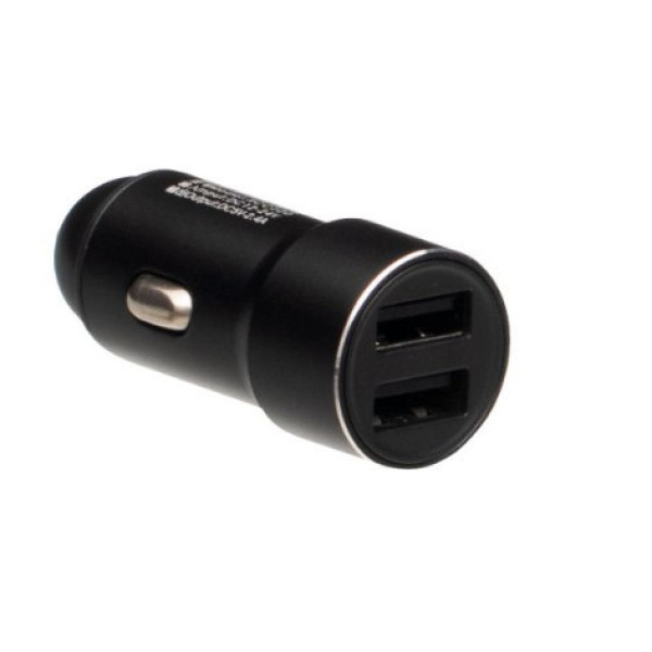 Автомобільний Зарядний Пристрій Remax RCC 220 2 USB 2.4A (Сталевий)