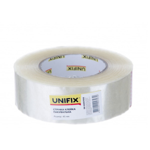 Стрічка клейка пакувальна 38мкм 45мм 750м (UNIFIX) 54057052 (6)