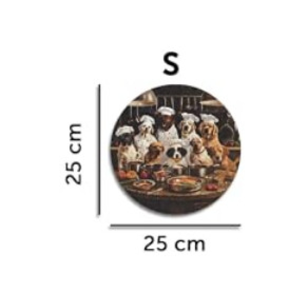 Дерев'яні Пазли Собаки-шеф-кухарі 200 дет. 25*25см