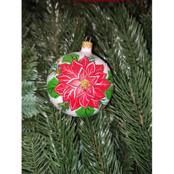 Ялинкова іграшка 80мм скло