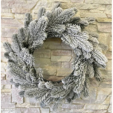Вінок литий Віденський Засніжений 40 см