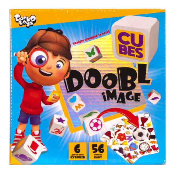 Настільна розважальна гра "Doobl Image Cubes" укр DBI-04-01U ДТ-МН-14-51