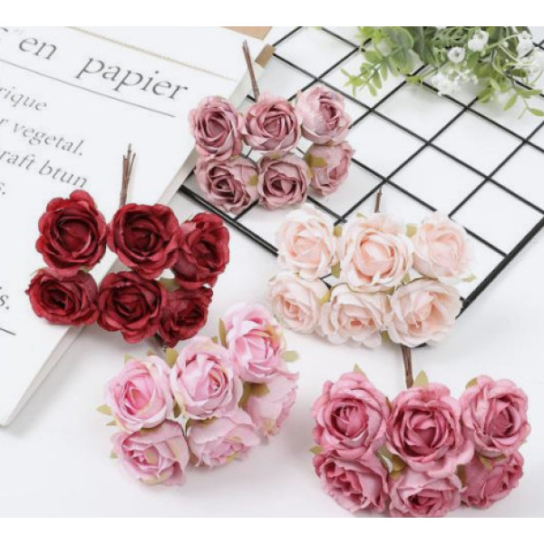 Декор квітка тканинна XL