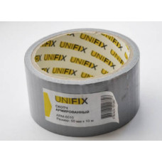 Стрічка клейка армована сіра 50 мм 10 м  (UNIFIX) ARM-5010