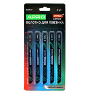 Полотно для лобзика (метал) 100/75 мм 3 мм-8TPI Швидкий прямий T127D PRO (пач 5 шт.)  (APRO PRO) (па