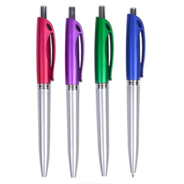 Ручка кулькова перламутрова 219 "U-Fashion" синя 96137