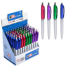 Ручка кулькова перламутрова 219 "U-Fashion" синя 96137