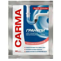 Carma засіб для очищення труб 60г з гарячою водою