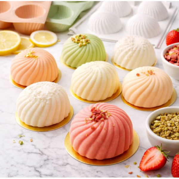 Форма для випікання силікон прямокутна  6місна 102гр.(30*17)см