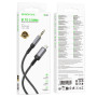 Кабель Aux Borofone BL24 Lightning (Сiрий)