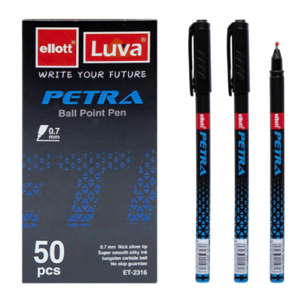 Ручка кулькова PETRA "Ellott" ET2316-50 синя