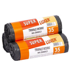 Пакет для сміття 50х60 35л 15 штук Super Luxs
