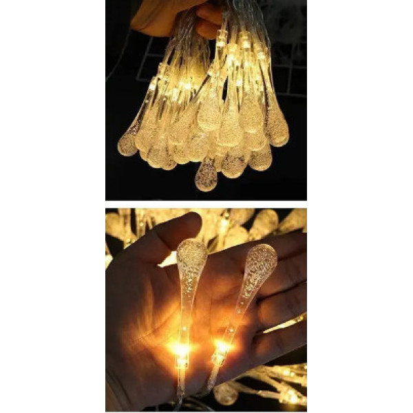 Гірлянда 280 LED Штора Крапля 3*1м Теплий білий (8238)