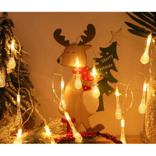 Гірлянда 280 LED Штора Крапля 3*1м Теплий білий (8238)