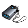 Перехідник Hoco UA46C Type-C male to USB female USB3.0 (Сірий)