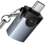 Перехідник Hoco UA46C Type-C male to USB female USB3.0 (Сірий)