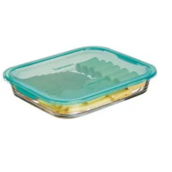 Q8396 Ємність для харчів прямокутна з кришкою 1500мл «Luminarc» Keep'n'Box Lagoon