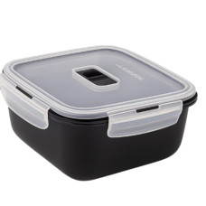 V1474 Ємність для їжі квадратна з кришкою 760мл «Luminarc» Pure Box Active Black