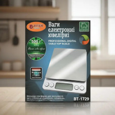 Ваги електронні ювелірні 500г точність 0,01г BITEK BT-1729 6605