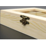Скринька-органайзер для декупажу з замком і петлями. 15х20х4см А-5202